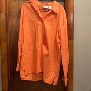 Orange Business Blouse